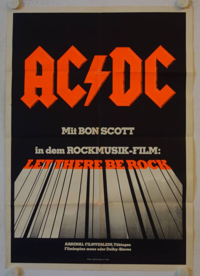AC/DC: Let there be Rock originales deutsches Filmplakat
